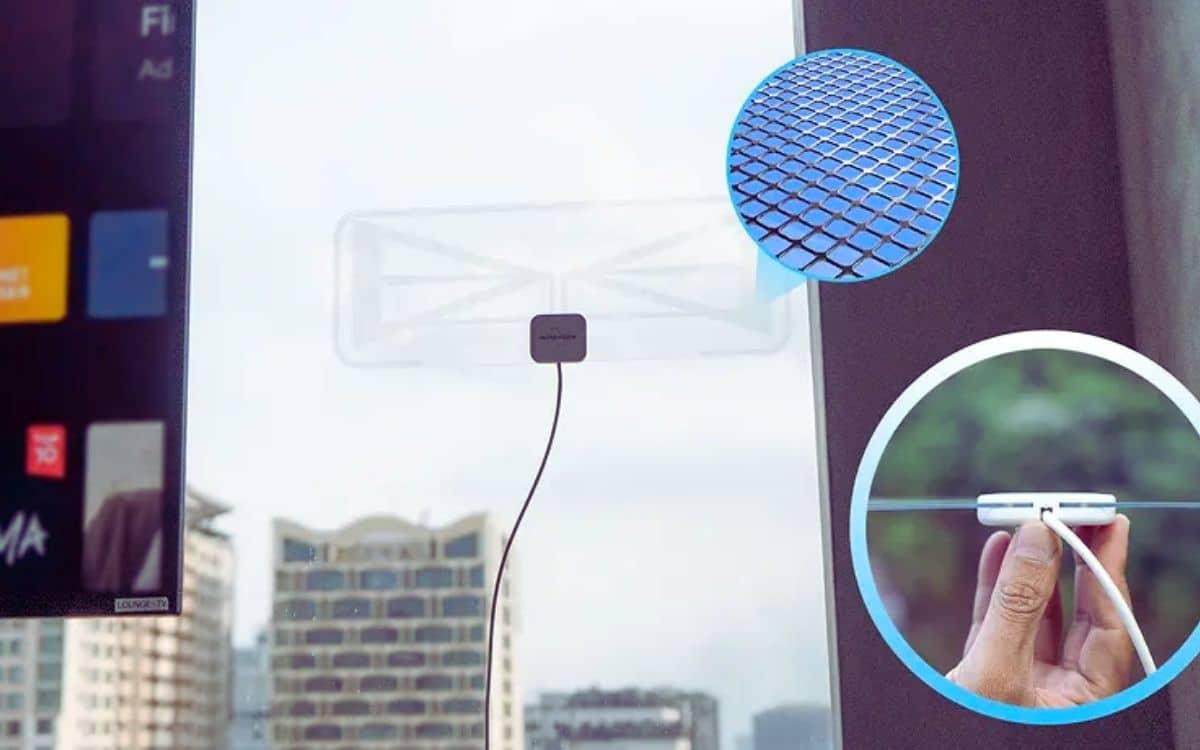 This Transparent Antenna Replaces Your $120 Cable Bill Forever