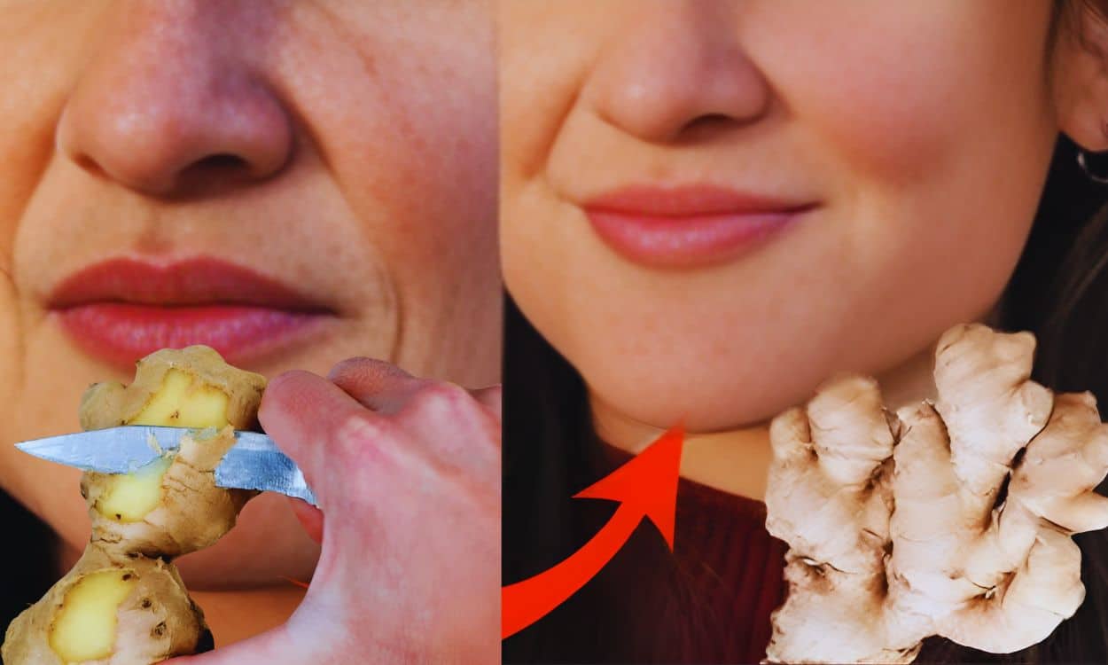 Rub Fresh Ginger on Your Face for Clear Skin